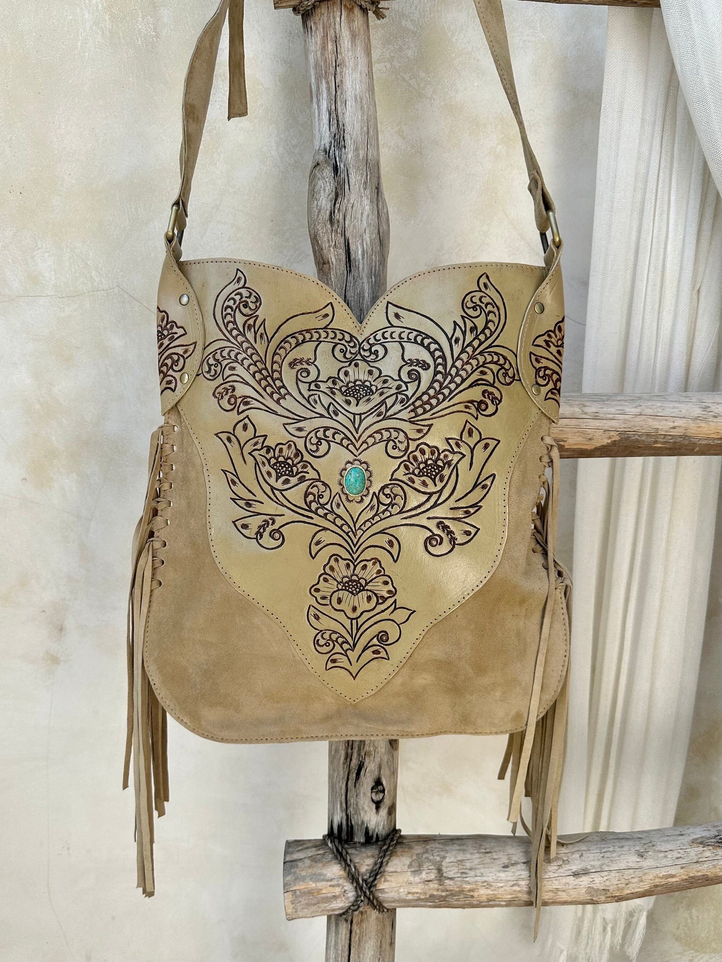 Bohemian Fringe Purse, Western Purse, Festival Bag