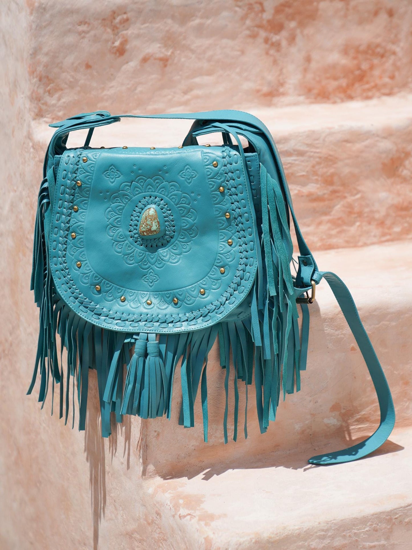 Texas Crossbody Azure Blue